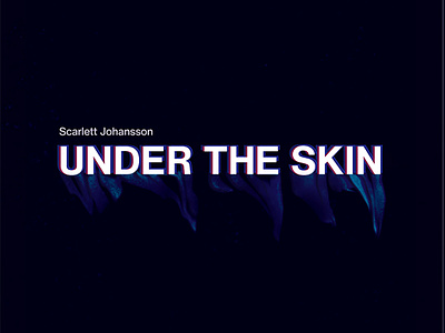 Under The Skin alt film poster artwork film movie poster scarlett johansson under the skin