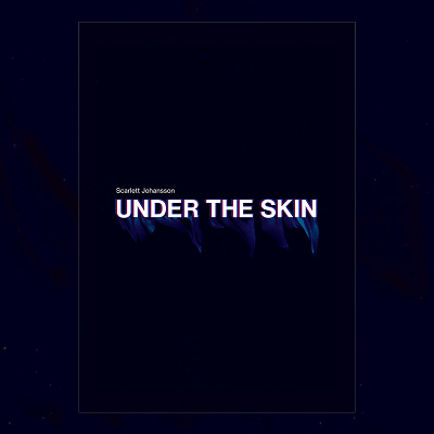 Under The Skin alt film poster artwork film movie poster scarlett johansson under the skin