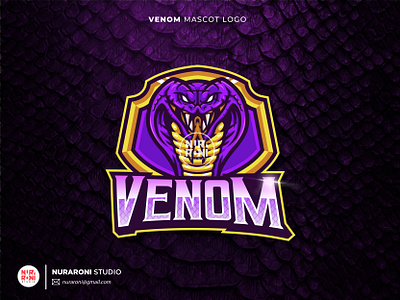 VENOM MASCOT LOGO cartoon cartoon character character cobra design esport esport logo gamers gaming illustration logo logo inspirations logo maker mascot mascot logo sport logo twitch vector venom youtube