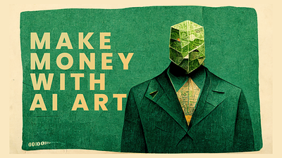 Make money with AI art illustration