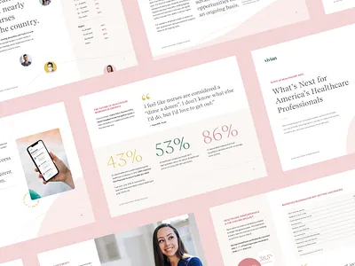 State of Healthcare Report balto branding clean cta design editorial healthcare healthcare worker hero learnings medical new nurse pdf report spezia survey type vivian