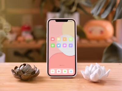 Minimal, Cozy & Pastel iPhone Home Screen Setup & Icon Pack aesthetic icons home screen setup icons ios icons ios14 home screen setup ios14 icons iphone home screen iphone setup minimal icons pastel icons