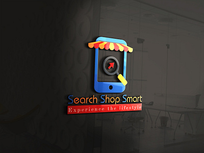 search shop smart (logo design) brand design branding design graphic design illustration logo logodesign ui ux vector