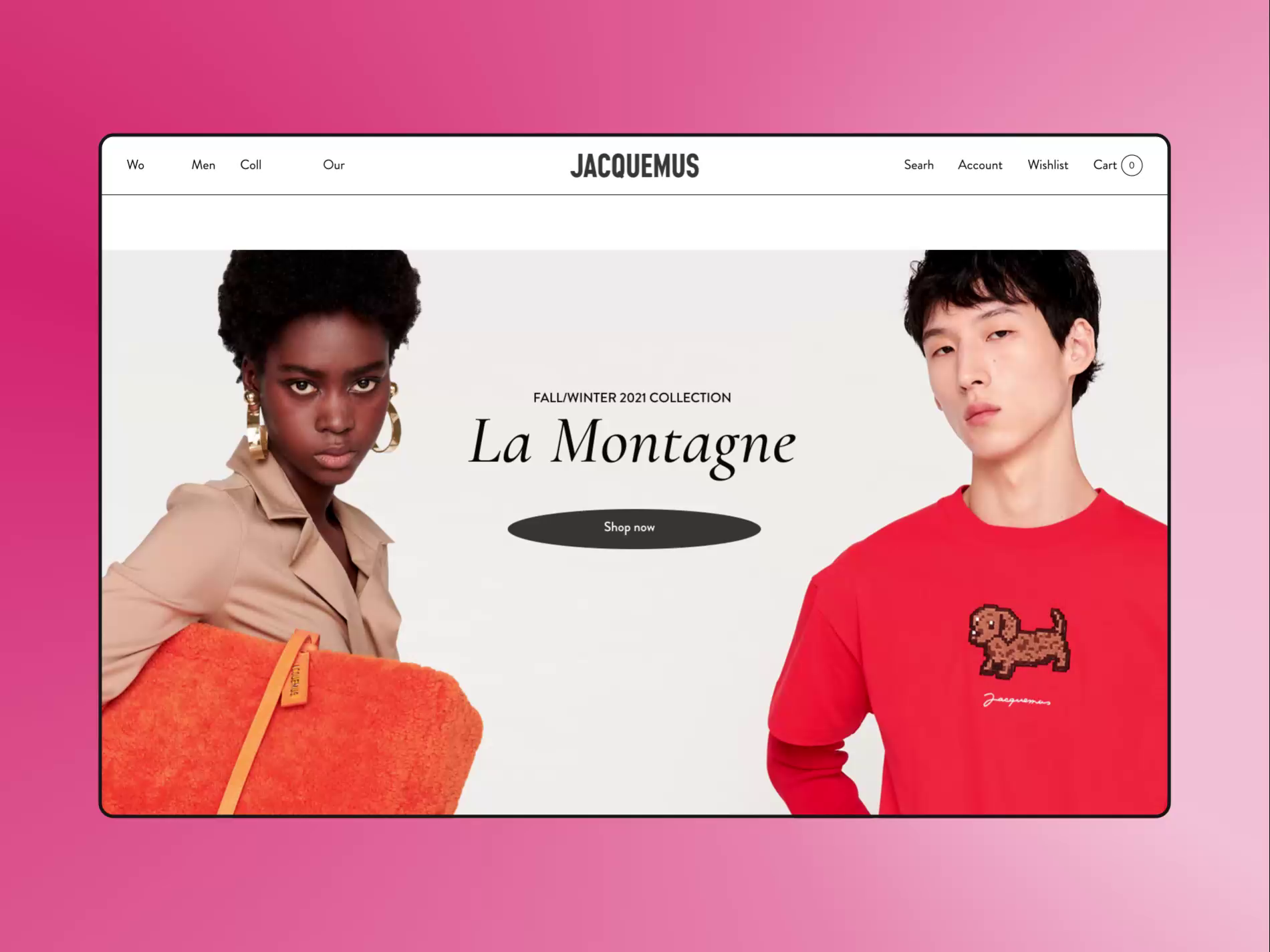 Jacquemus — E-commerce redesign concept by Evgeny UPROCK for UPROCK ...