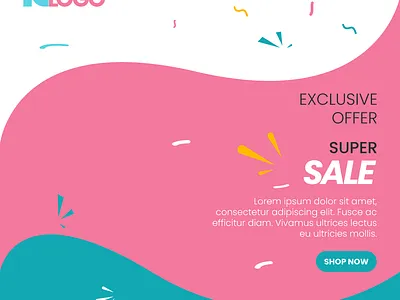 EXCLUSIVE SALE BANNER TEMPLATE artwork banner branding campaign facebook graphic design instagram logo poster promotion sale social