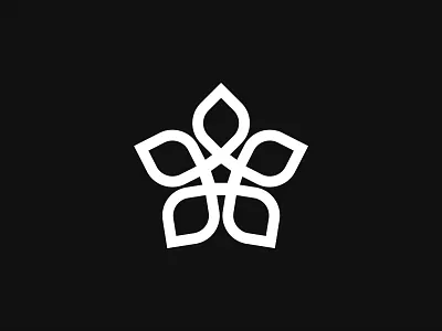 Panchadala design five flower graphic design icon illustration illustrator india indian logo minimal minimalism nature nikxith petal vector