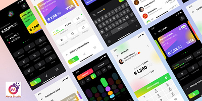 Finance Mobile App app design ui ux