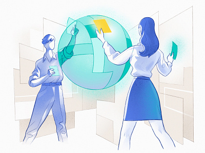 Simple Customization customize design designer illustration interactive sphere user interface ux