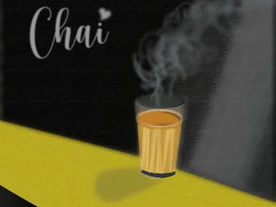 Chai = Positiv(tea) Illustration graphic design illustration illustrationartist