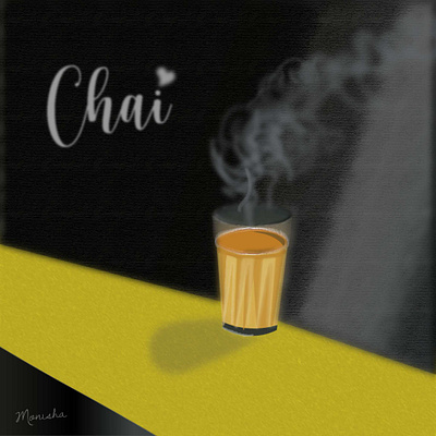 Chai = Positiv(tea) Illustration graphic design illustration illustrationartist