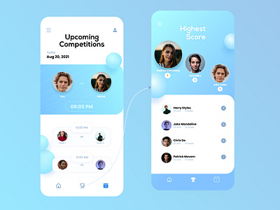 Day 19 - Leaderboard app application board daily daily ui dailyui design leader leaderboard page ui ui design