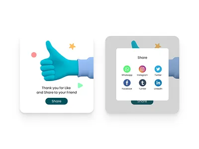 Share - Daily UI 010 dailyui design share ui ux