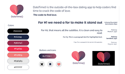 Dating app branding and logo app app design branding colors colorschema dating dating app design graphic design icon illustration light logo ui