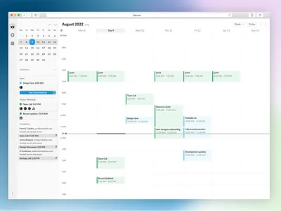 Caly - your new favourite calendar calendar dashboard marketing saas schedule time ux