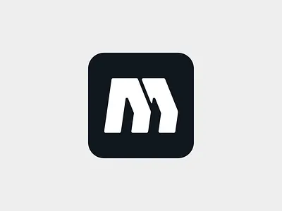 M a b c d e f g h i j k l m n branding deliver dynamic legs logo mark minimal monogram motion o p q r s t u v w x y z quick running speed sports symbol