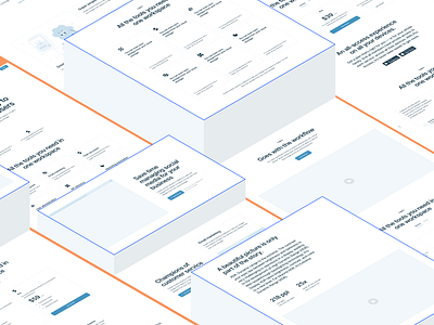 Blank Wireframe Kit 💙 application blank craftwork design kit landing prototype ui vector web website wireframe