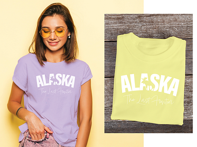 Alaska State Tee Shirt for Sale! design graphic design illustration typography vector