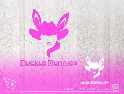 Buckle Bunnies logos branding bunny chipdavid cowgirl design dogwings drawing illustration logo vector