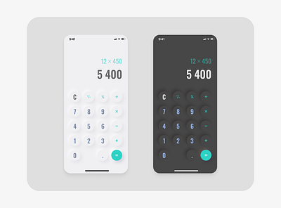 Calculator for #DailyUI app art dailyui design illustration ui ux web