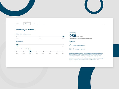 Car's dealer calculator desktop app branding clean design flat graphic design minimal ui web