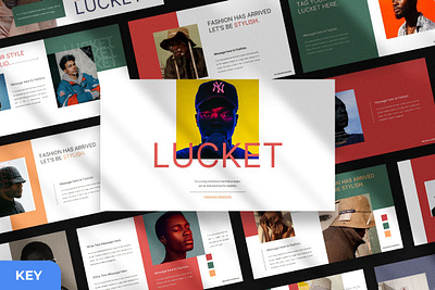 Lucket Multipurpose Template clean colorful company corporate google slides keynote modern multipurpose multipurpose template photography pitch deck portfolio powerpoint presentation studio template unique web design web development website