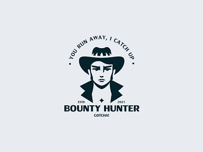 BOUNTY HUNTER branding design illustration inspiration logo silhouette vector