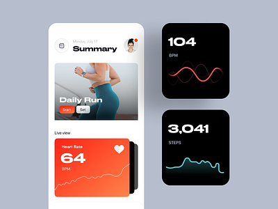 Runtastic - Running Record Stats, Activity Log and Challenge app apple figma fitness interface ios mobile nike product prototype run track ui ui design uidesign ux uxdesign watch workout