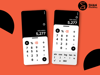 Calculator by shan 2021 design app app design application appmokup calculator color dailyui design figma font graphic design mobile mobile ui mokup ui ui design ux