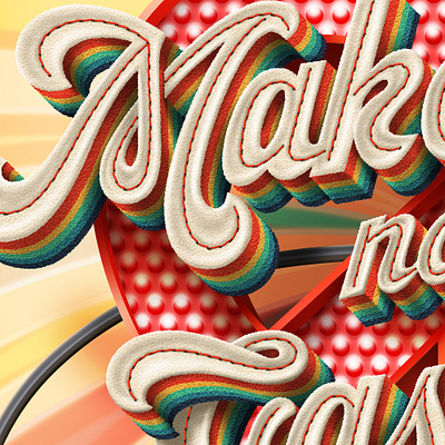 "Make Love not Gas War" 2d 3d artist crypto design graphic design illustration lettering nft type typography