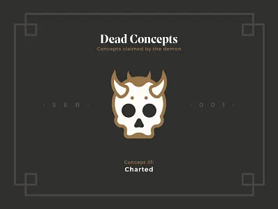 Dead Concept Series art driection branding branding concepts branding design branding inspiration creative director demon design design inspiration icon identity identity design illustration logo logo design mark skull skulls travel vector