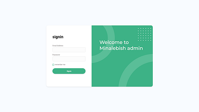 Login Page authentication login ui ux website