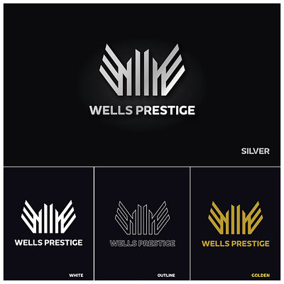 WELLS PRESTIGE arifin branding flat graphic design logo minimalist tanvir wells prestige