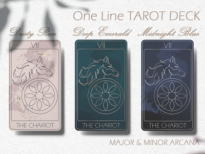 One Line Tarot Deck art concept design esoteric illustration magic mystic occultism one line art one line drawing spirituality tarot tarot cards tarot deck vector witchcraft