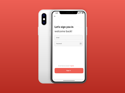 Sign In authentication design login mobile ui ux