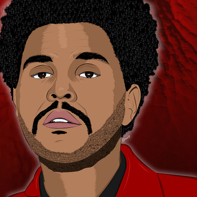 The Weeknd artwork digital digital painting digitalart drawing illustration illustration digital texture vector vector art