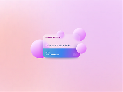 Payment Card accessible branding card credit card credit card glassmorphism design graphic design ui