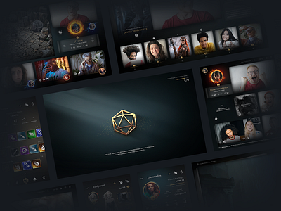 TableStream dd design dribbble figma graphic design grid interface livestream photoshop rpg storytelling ui ux web design