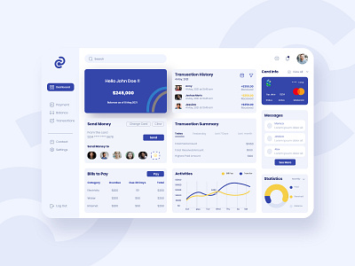 Payment System Dashboard dashboard payment system ui ux