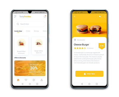 Flutter Food Ordering App UI app dart flutter food app food ordering material mobile application responsive ui user friendly ux