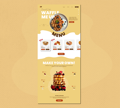 Waffle Me Up! appdesign application ui uiux uiuxdesign userexperience userinterface userinterfacedesign ux webdesign website websitedesign