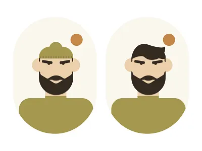 Longshoreman adobe illustrator avatar character design illustration minimal vector