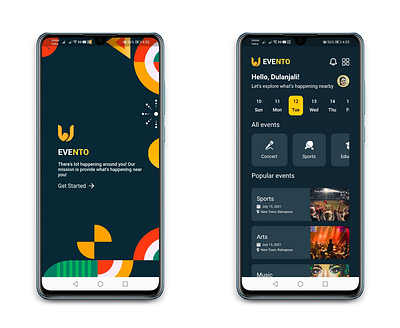 Flutter Event Management Mobile App UI android app clean code dart design event management mobile app flutter ios material mobile responsive ui user friendly ux