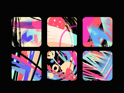 Pattern kit 🎨 brading brushes color experimental pattern ramdom ui ux