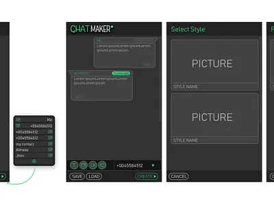 Chat Maker UI Design brand design illustration motiontill ui ux vector
