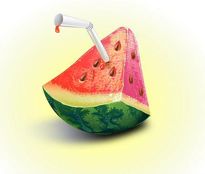 watermelon gradient graphic design il illustration vector watermelon