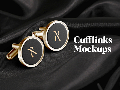 Cufflinks Mockups cufflink cufflinks download elegant formalwear mockup psd round toggle