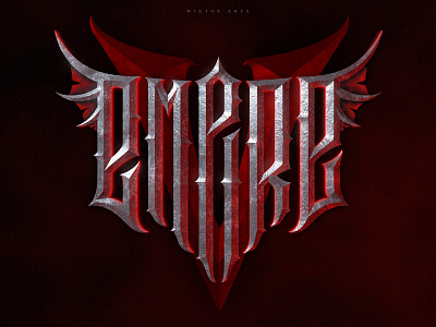 Empire V ars empire v game high style lettering logo logotype music pelevin typography v vampir