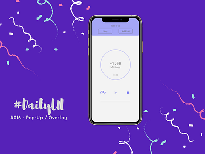 #DailyUI #016 - Pop-Up / Overlay