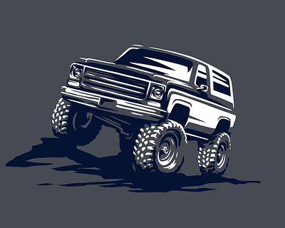 Chevy k5 blazer car carart carillustration chevrolet chevy clothingdesign customdesign illustation simple suv tshirtdesign vector