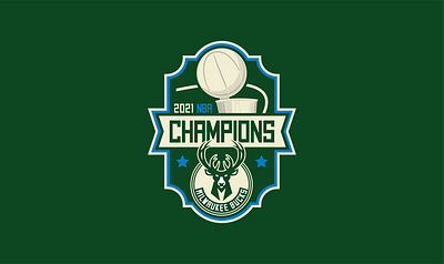 Milwaukee Bucks 2021 NBA Champions Logo antetokounmpo beer bucks champions championship finals giannis logo milwaukee nba